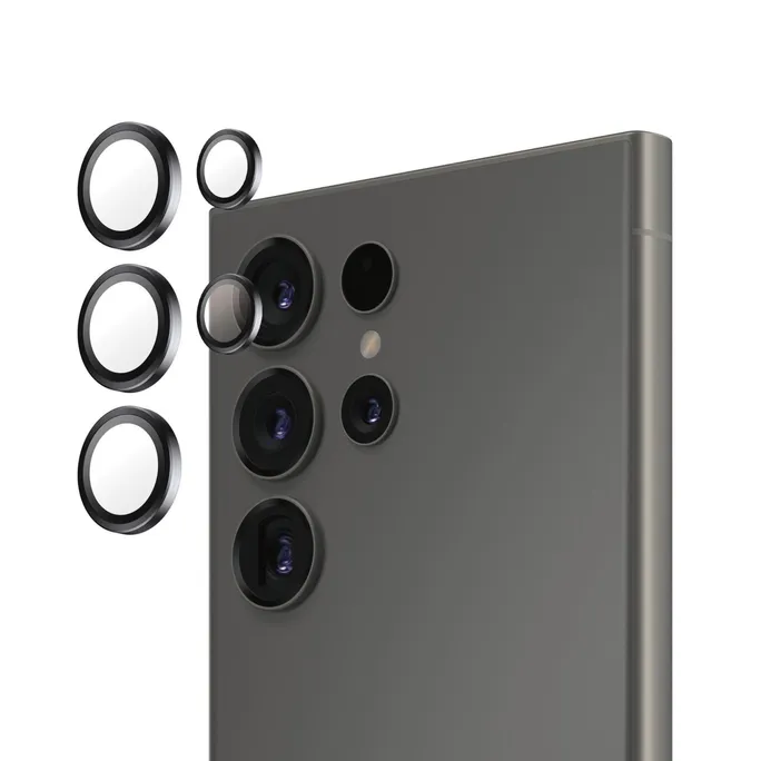 PanzerGlass Hoops Black Lens Protector Galaxy S25 Ultra