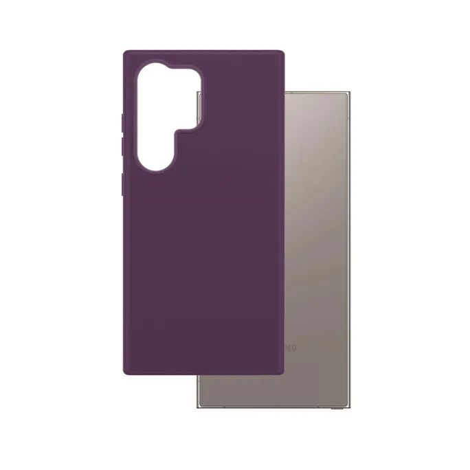 CARE by PanzerGlass® Fashionable Case Plum Purple w. QI Compatible Galaxy S25 Ultra