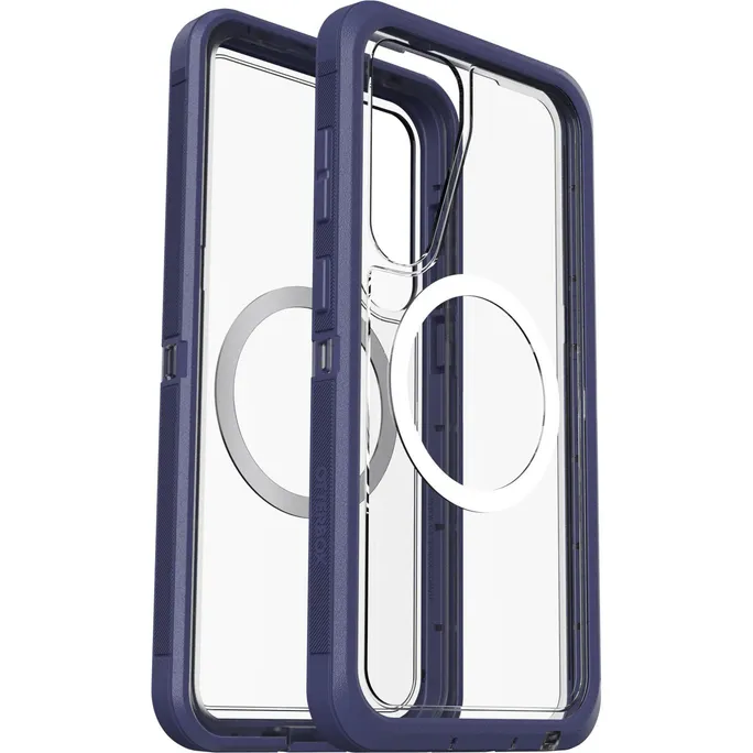 OtterBox Defender XT Clear Magnets Case für Samsung Galaxy S25+ Violet Thunder clear/purple