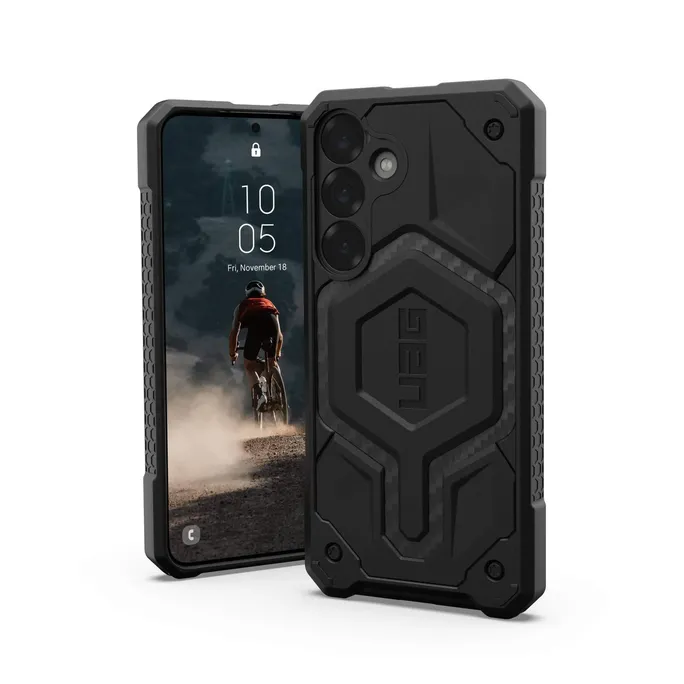 UAG Urban Armor Gear Monarch Pro Case mit Magnet-Modul Samsung Galaxy S25+ carbon fiber