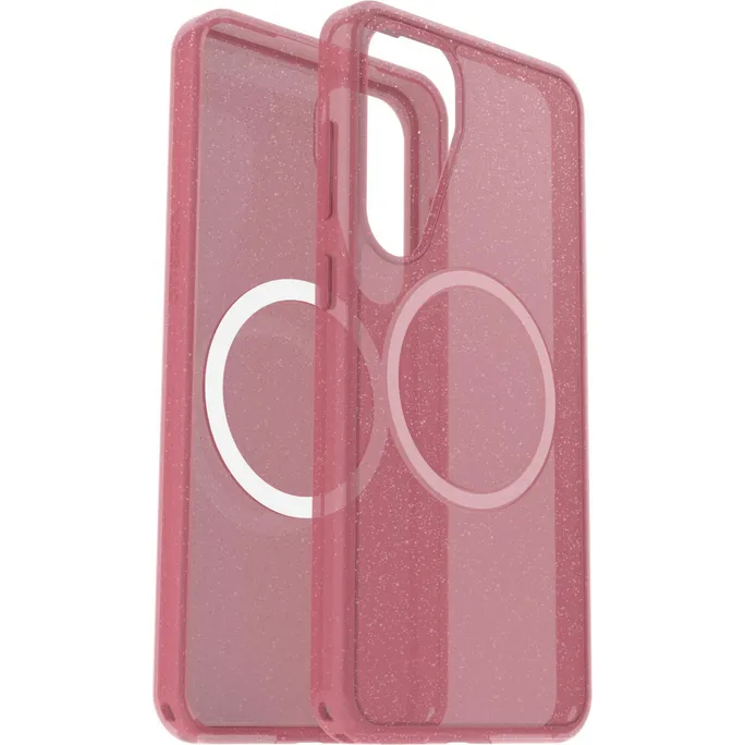 OtterBox Symmetry Clear Magnets Case für Samsung Galaxy S25+ Thimbleberry pink