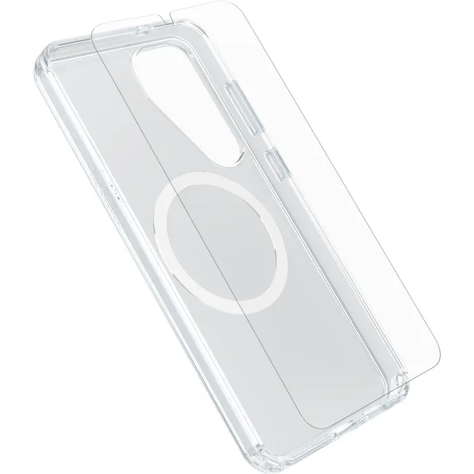 OtterBox Symmetry Clear Magnets Case + Premium Glass für Samsung Galaxy S25+ clear