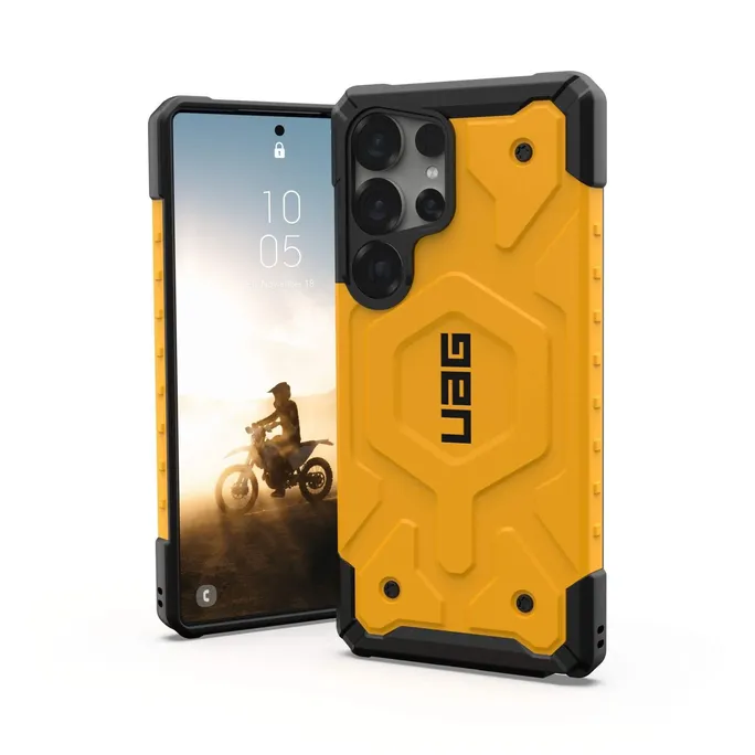 UAG Urban Armor Gear Pathfinder Case mit Magnet-Modul Samsung Galaxy S25 Ultra heritage gelb