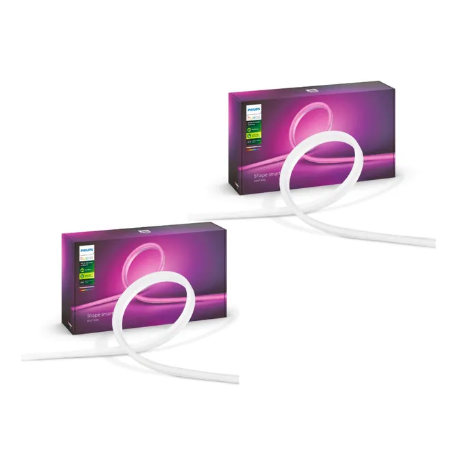 Philips Hue Lightstrip Outdoor 5m  White & Col. Amb. 1600lm Bluetooth Doppelpack