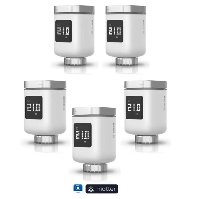 Bosch Smart Home Heizkörper-Thermostat II [+M] 5er Pack