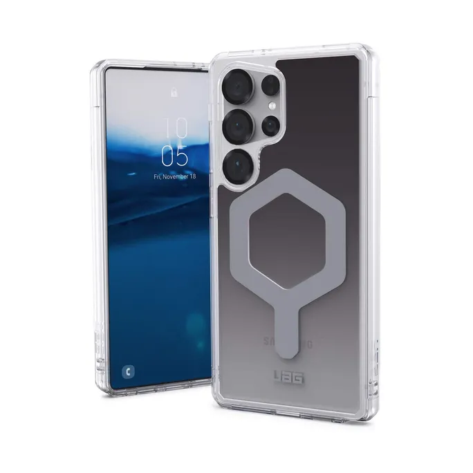 UAG Urban Armor Gear Plyo Pro Case mit Magnet-Modul Samsung Galaxy S25 Ultra schwarz/transparent/ombre