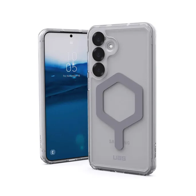 UAG Urban Armor Gear Plyo Pro Case mit Magnet-Modul Samsung Galaxy S25+ ice (transparent)/silber