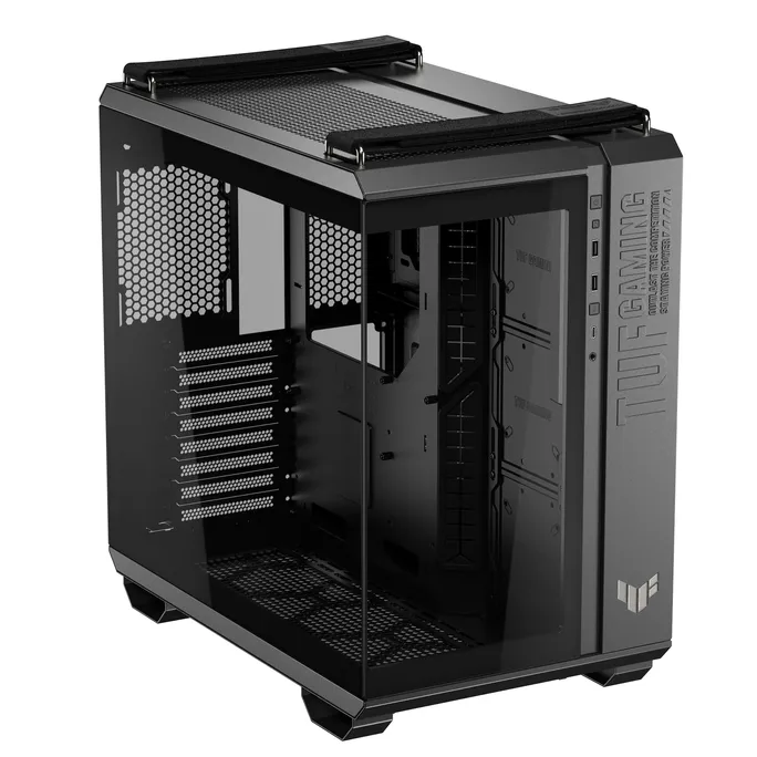 ASUS TUF Gaming GT502 Horizon Schwarz ATX Midi-Tower Gaming Gehäuse mit Glasfenster