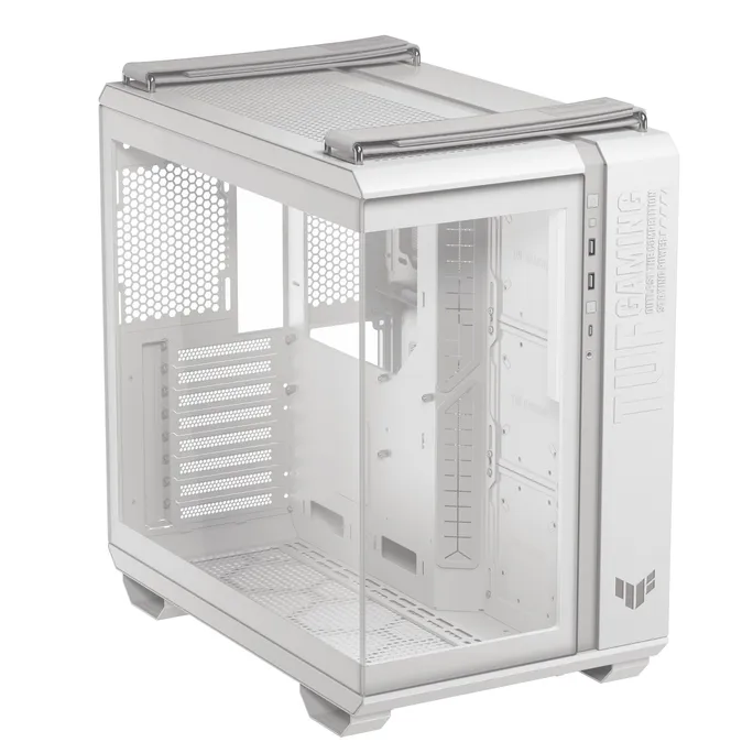 ASUS TUF Gaming GT502 Horizon Weiß ATX Midi-Tower Gaming Gehäuse mit Glasfenster