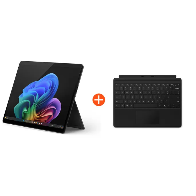 Microsoft Surface Pro (11. Edition) Copilot+ PC 13" OLED 2in1 Dune Snapdragon® X Elite 16GB/1TB SSD Win11 EP2-08389 ohne Netzteil inkl. MS Surface Pro Keyboard mit Copilot-Taste schwarz