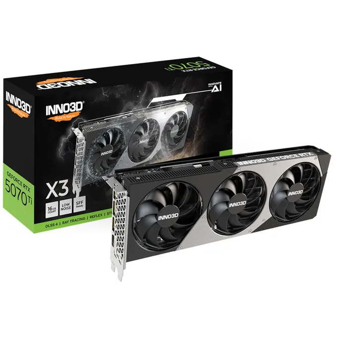 INNO3D GeForce RTX 5070 Ti X3 16GB Grafikkarte 3xDP/HDMI