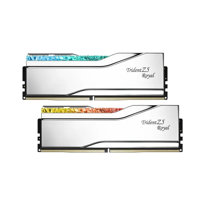 64GB (2x32GB) G.Skill Trident Z5 Royal Silber RGB DDR5-6400 CL32 RAM Speicher Kit