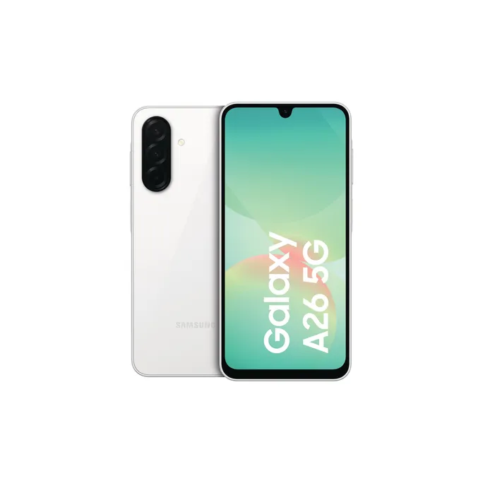 Samsung GALAXY A26 5G A266B Dual-SIM 8/256GB weiß Android 15 Smartphone