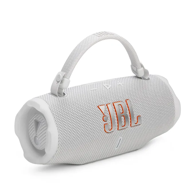 JBL Charge 6 Tragbarer Bluetooth-Lautsprecher weiß