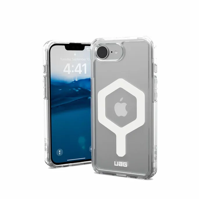 UAG Urban Armor Gear Plyo MagSafe Case ice (transparent)/weiß für Apple iPhone 16e