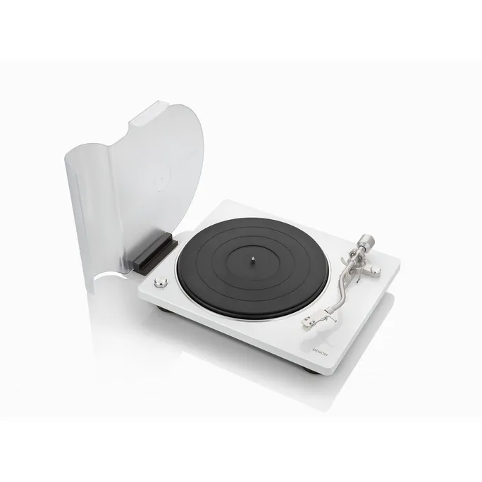 Denon DP-400 HiFi-Plattenspieler mit integriertem Phono EQ weiß