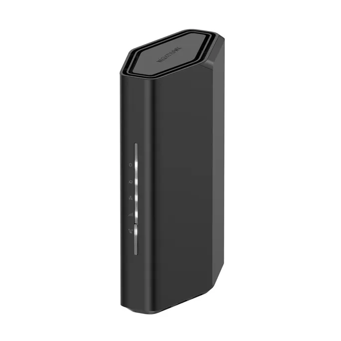 NETGEAR Nighthawk Dual-Band WiFi 7 Router (RS100) – Sicherheitsfunktionen, BE3600 WLAN-Geschwindigkeit (bis zu 3,6 Gbit/s) – deckt bis zu 135 m2 ab, 50 Geräte – 2,5 GB Internet-Port