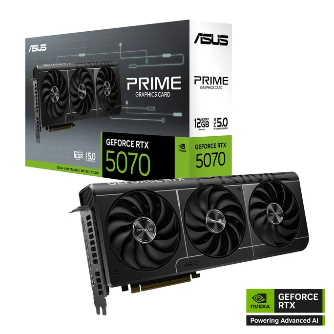 ASUS PRIME GeForce RTX 5070 12GB DDR7, 1xHDMI, 3xDP