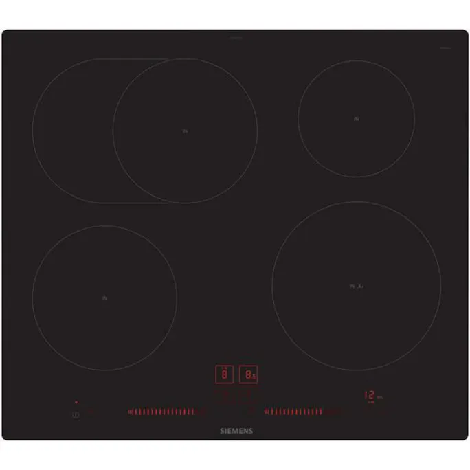 Siemens EH601LFC1E iQ300 Induktionskochfeld 60 cm Schwarz, flächenbündig (integriert)
