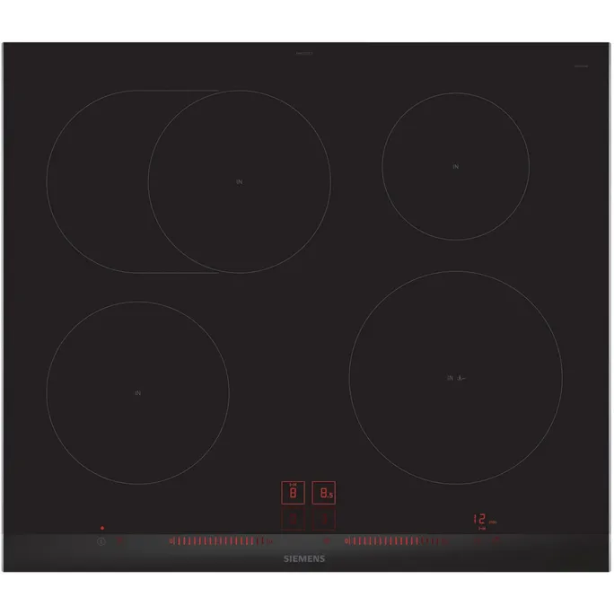 Siemens EH675LFC1E iQ300 Induktionskochfeld 60 cm Schwarz, Rahmen aufliegend
