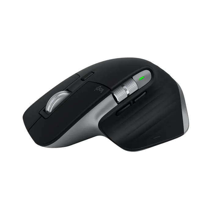 Logitech MX Master 3S for Mac Schwarz/Space Grey - Performance-Maus, Bluetooth, USB-C, Unterstützt von Logi Options+