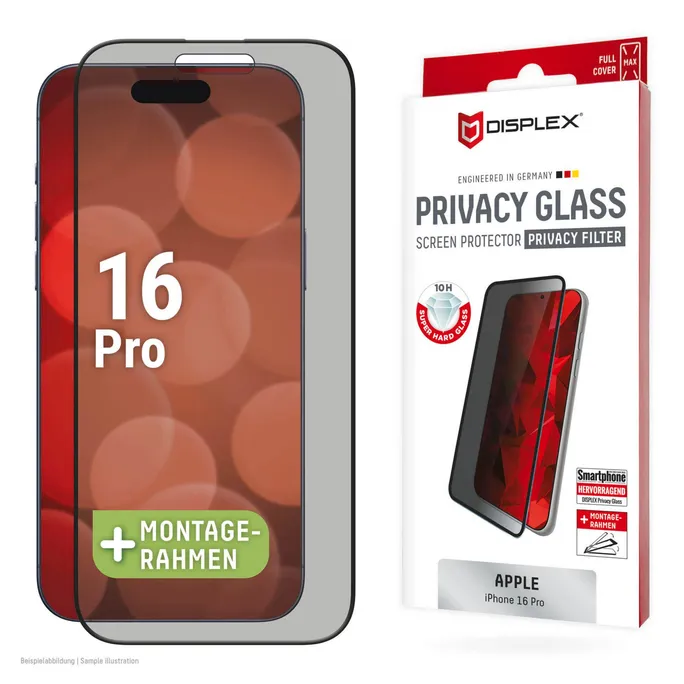 DISPLEX Privacy Glass FC iPhone 16 Pro