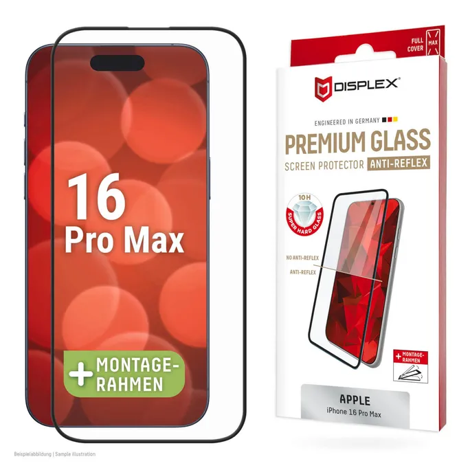 DISPLEX Premium Glass FCAR iPhone 16 Pro Max