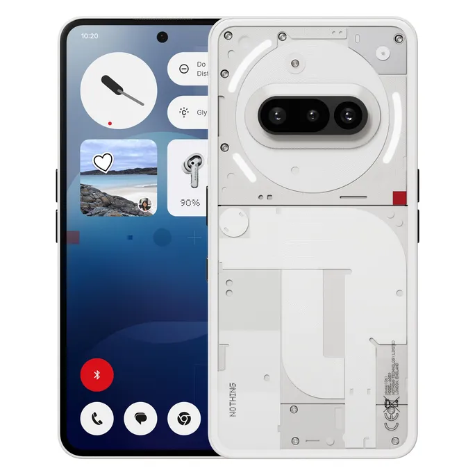Nothing Phone (3a) 12/256GB Dual-SIM weiß Android 15 Smartphone