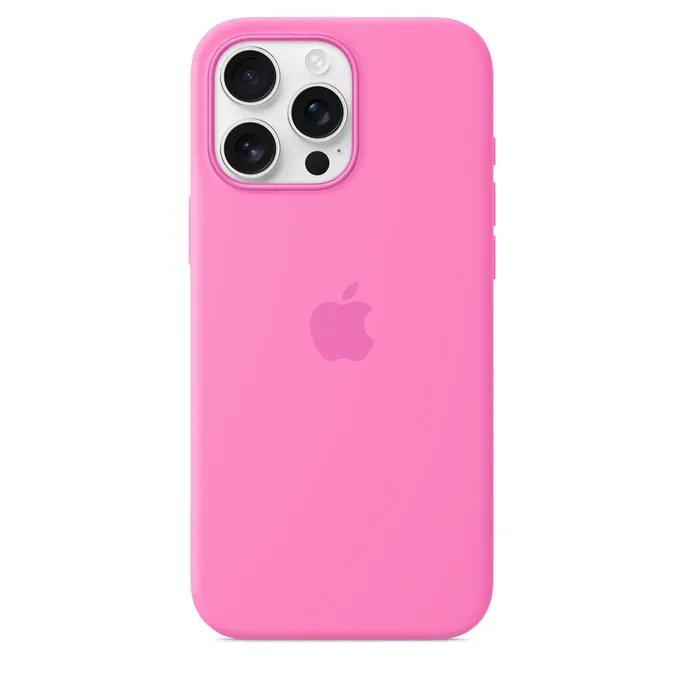 Apple Original iPhone 16 Pro Max Silikon Case mit MagSafe - Pfingstrose