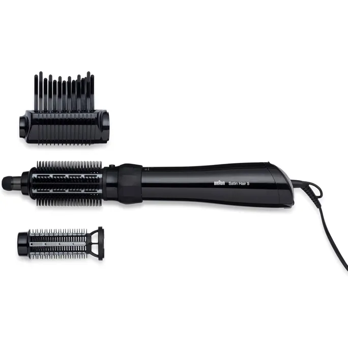 Braun Satin Hair 5 AS 530E Warmluft-Lockenbürste mit Dampffunktion 1000W schwarz