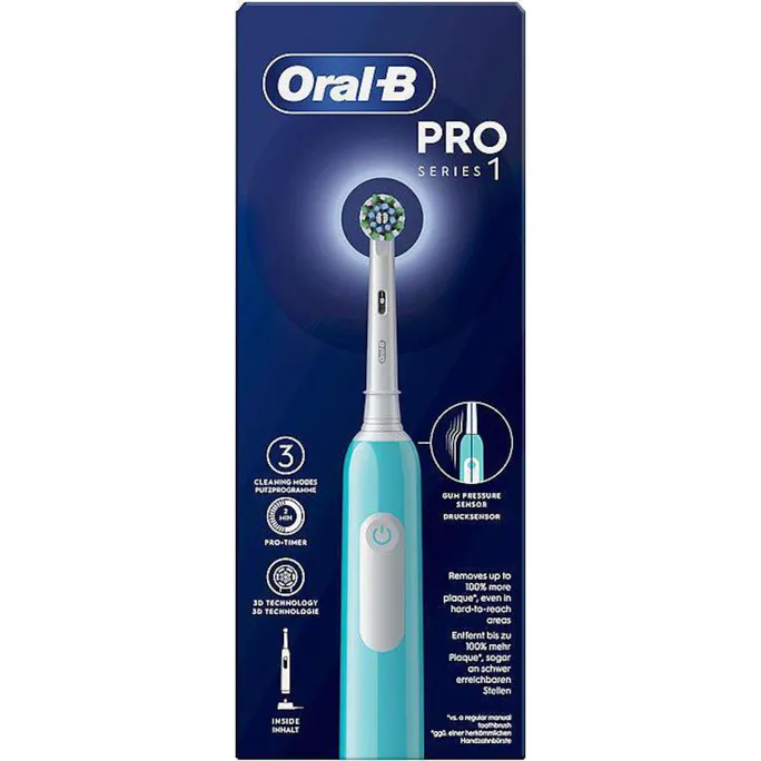 Oral-B PRO Series 1 CrossAction Elektrische Zahnbürste Caribbean Blue