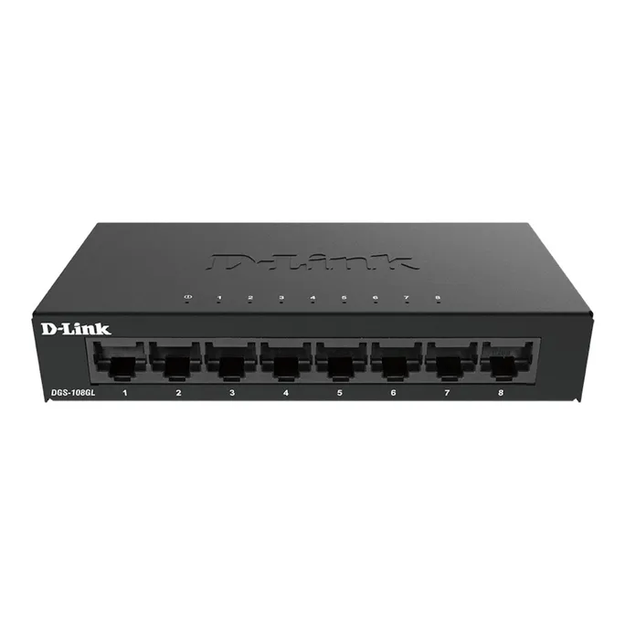 D-Link DGS-108GL/E 8-Port Gigabit Unmanaged Desktop Switch