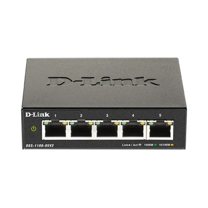 D-Link DGS-1100-05V2/E Gigabit Smart Managed Switch