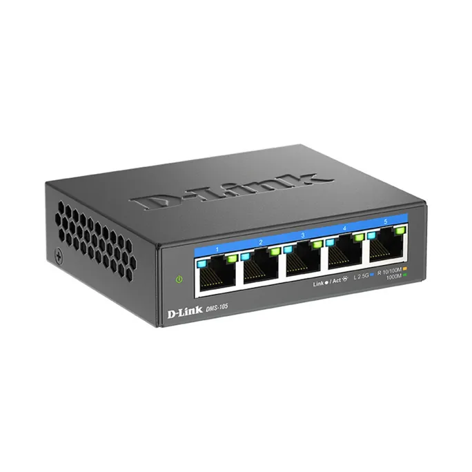 D-Link DMS-105/E 5-Port 2.5G Multi-Gigabit Desktop Switch
