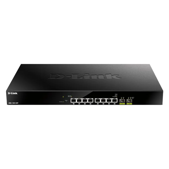 D-Link DMS-1100-10TP Smart Managed 10-Port-Multi-Gigabit-PoE-Switch