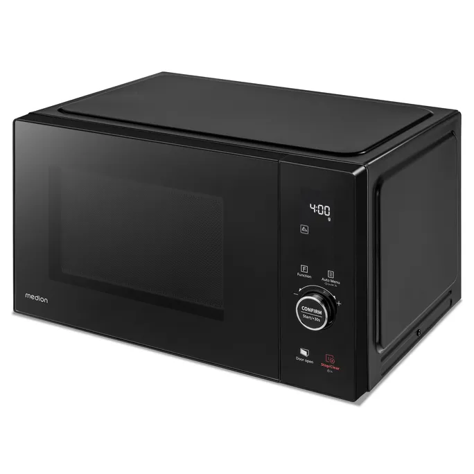 Medion MD 12041 4 in 1 Mikrowelle mit Grill 25L 900W/2100W 10 Leistungsstufen, Timer