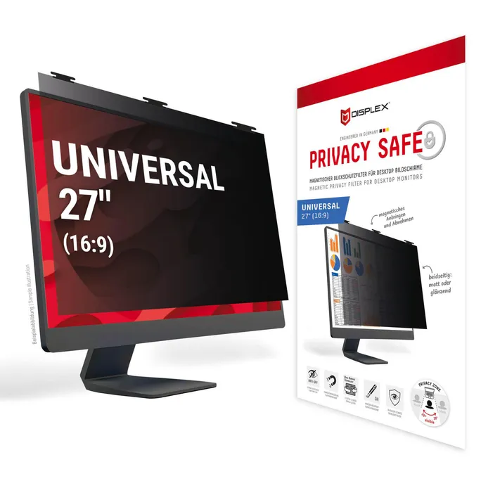 DISPLEX Privacy Safe Desktop Uni 27" (16:9)