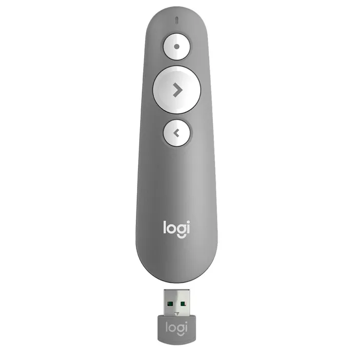 Logitech R500s Laser Presentation Remote Presenter USB Bluetooth Grau