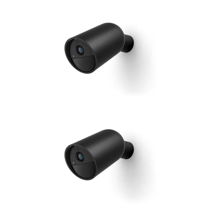Philips Hue Secure kabellose Kamera schwarz Doppelpack