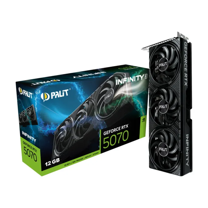 PALIT GeForce RTX 5070 Infinity 3 12GB Grafikkarte HDMI/DP