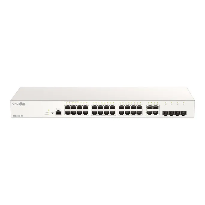 D-Link DBS-2000-28MP 28-Port Gigabit Desktop Switch Cloud-managed