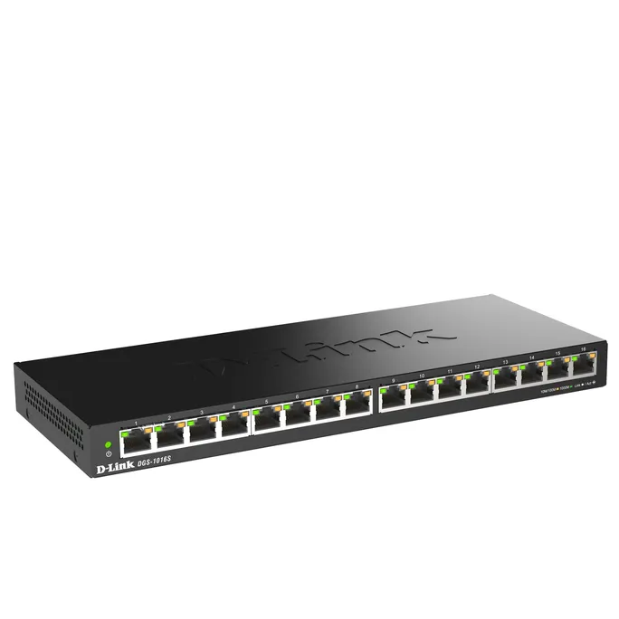 D-Link DGS-1016S/E 16-Port Gigabit Switch Green Ethernet