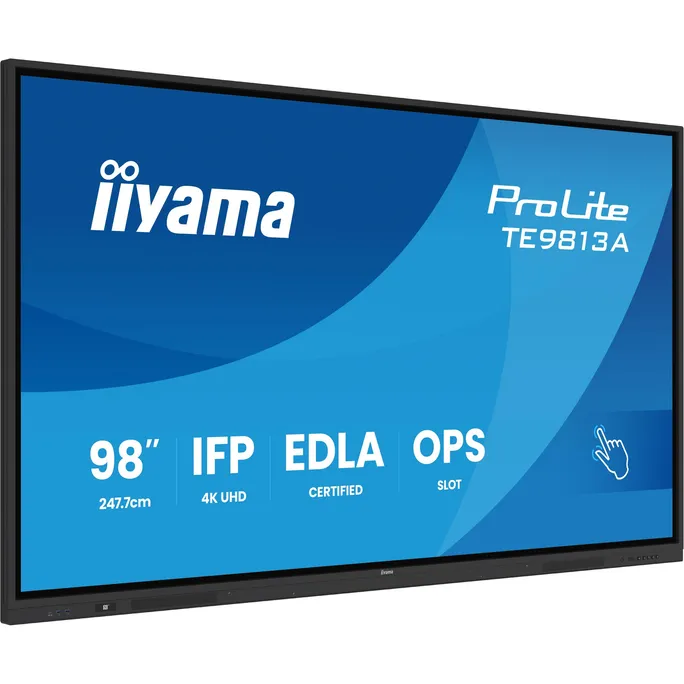 iiyama ProLite TE9813A-B1AG 247,7cm (98") 4K UHD Touch Monitor 16:9 HDMI/DP/USB-C PD100W