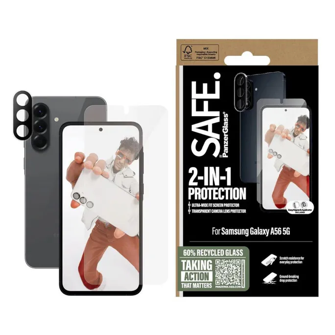 SAFE. by PanzerGlass 2-in-1 Set für Samsung Galaxy A56 5G