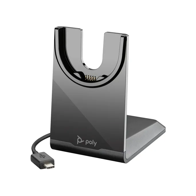 Poly Ladeschale für Voyager Focus 2 und Voyager 4300 Headsets; USB-C