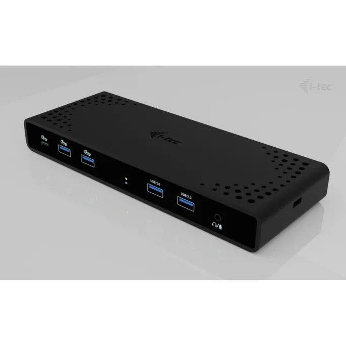 i-tec Universal Dual 4K Display Dock - 2x HDMI, 2x DP, 4x USB-A, 1x USB-C, 1x LAN, 85W PD, 100W USB-C Netzteil