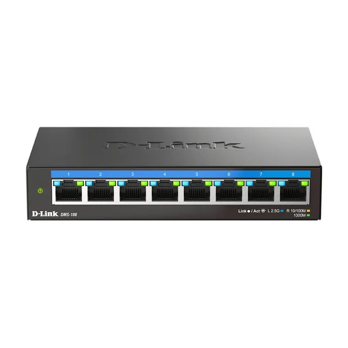 D-Link DMS-108/E 8-Port 2.5G Multi-Gigabit Desktop Switch