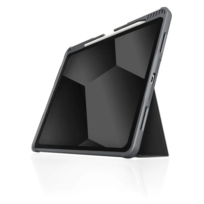 STM Dux Plus Case für Apple iPad Air 13 Zoll (M2/2024; M3/2025) schwarz/transparent