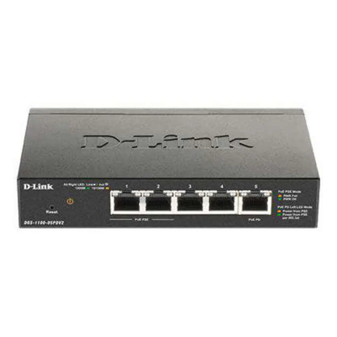 D-Link DGS-1100-05PDV2 Gigabit Smart Managed Switch