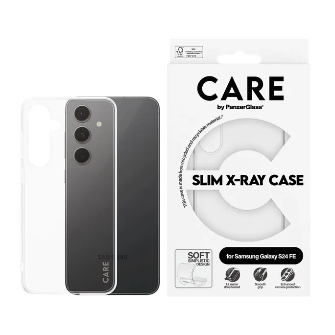 CARE by PanzerGlass® CARE Fashionable Slim X-Ray Case Transparent Samsung Galaxy S24 FE